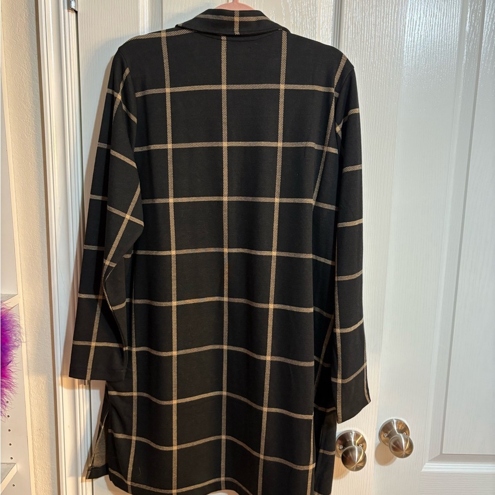 Maurices Black and Tan Checkered Blazer NWT - Picture 4 of 4